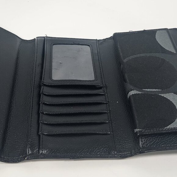 Coach C Monogram Leather Wallet - Picture 3 of 6